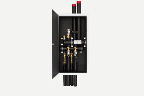 Szafka rozdzielaczowa z rotametrami Terra Box R 3-sekcje wewnętrzna PRAWTECH