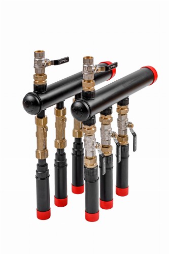 Rozdzielacz z rotametrami 5-sekcyjny PRAWTECH