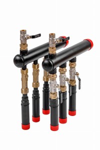 Rozdzielacz z rotametrami 12-sekcyjny PRAWTECH