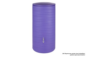 Zbiornik dekoracyjny na deszczówkę 280 L Novara lawendowy MPI  zbiornik na wodę deszczową 280 l