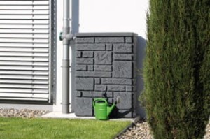 Zbiornik dekoracyjny na deszczówkę 300 L Maurano czarny granit  zbiornik na wodę deszczową 300 lMPI