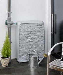 Zbiornik dekoracyjny na deszczówkę 250 L Multitank szary MPI zbiornik na wodę deszczową 250 l