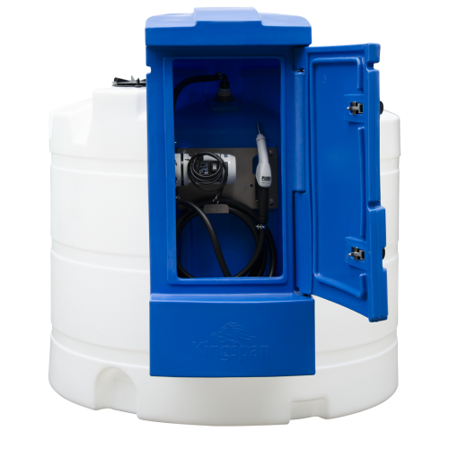 Zbiornik jednopłaszczowy na AdBlue® Kingspan BlueMaster® Basic Plus 2500 bez licznika nalewak manualny