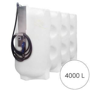 Zbiornik jednopłaszczowy na AdBlue® BlueMaster® Basic 4000 licznik K24 wskaźnik zegarowy