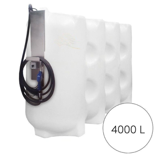 Zbiornik jednopłaszczowy na AdBlue® BlueMaster® Basic 4000 licznik K24 wskaźnik zegarowy