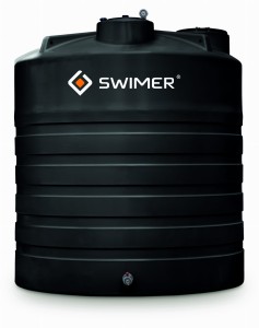 Zbiornik na deszczówkę 2000 L SWIMER ELJP zbiornik na wodę deszczową 2000 BASIC czarny 