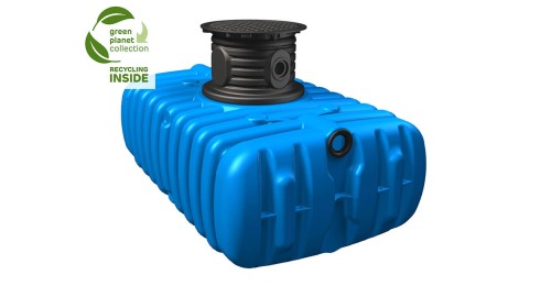 Zbiornik na deszczówkę 1500 l Flat S 4rain  zbiornik na wodę deszczową 1500 l