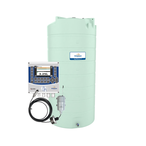 Zbiornik na RSM 22000 l Kingspan AgriMaster S® z zaworem 2" telemetria Wapex sonda poziomu cieczy Watchman LT