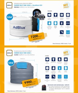 Zbiornik na AdBlue® z szafą 5000 L SWIMER ELJPS PRESTIGE licznik K24 ogrzewanie szafy