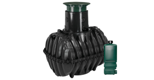 Oczyszczalnia biologiczna dla 3 osób dwukomorowa one2clean 3 GRAF z nadbudową standard 