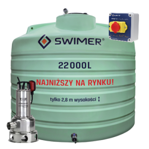 Zbiornik na RSM 22000 jednopłaszczowy SWIMER FUJP Optimum z pompą zanurzeniową - KONKURS