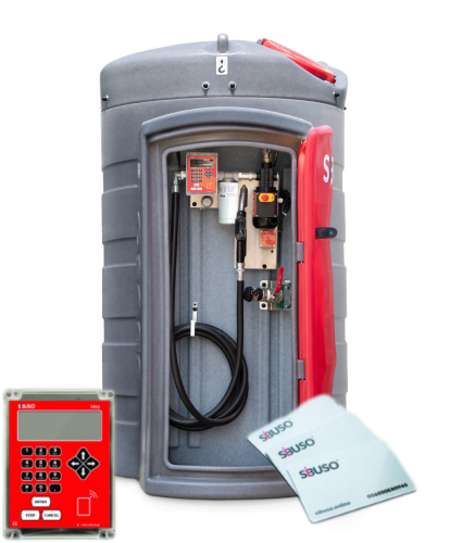 Zbiornik na paliwo ON 1500 L Sibuso NVCL1500  system na karty zbiornik na olej napędowy 1500 l