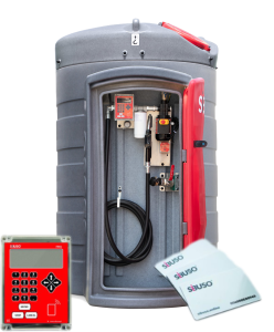 Zbiornik na paliwo ON 2500 L Sibuso NVCL2500 system na karty zbiornik na olej napędowy 2500 l