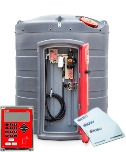 Zbiornik na paliwo ON 5000 L Sibuso NVCL5000 system na karty zbiornik na olej napędowy 5000 l