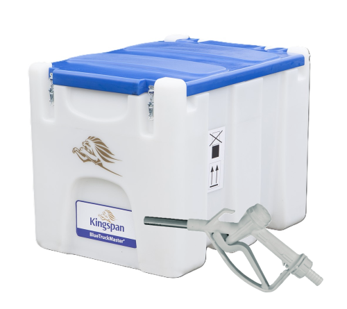 Zbiornik mobilny na AdBlue® 200 l Kingspan BlueTruckMaster® pompa 24 V nalewak manualny