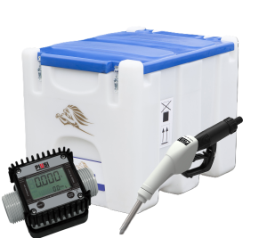 Zbiornik mobilny na AdBlue® 200 l Kingspan BlueTruckMaster® licznik K24 pompa 12 V automatyczny nalewak