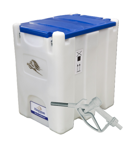 Zbiornik mobilny na AdBlue® 300 l Kingspan BlueTruckMaster® pompa 12 V nalewak manualny