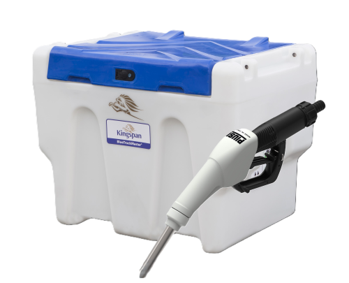 Zbiornik mobilny na AdBlue® 430 l Kingspan BlueTruckMaster® pompa 12 V automatyczny nalewak