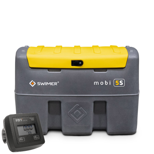 Zbiornik mobilny na paliwo ON 200 l SWIMER mobi 5S 200 Classic mobilny zbiornik na olej napędowy 200 l