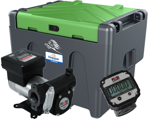 Mobilny zbiornik na paliwo Kingspan TruckMaster® 430 l pompa Panther DC 24/12 V licznik K600 mobilny zbiornik na olej napędowy 430 l
