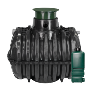 Oczyszczalnia biologiczna dla 4-5 osób dwukomorowa one2clean 5 GRAF z nadbudową standard 