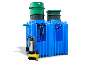 Oczyszczalnia biologiczna dla 4-6 osób EKO-SBR 6 3500 z pompą IBO sekwencyjne reaktory porcjowe METRIA 