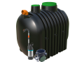 Zbiornik na deszczówkę 5000 L dropWATER 5.0 z pompą, filtrem oraz pokrywą deszczową Marseplast
