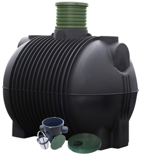 Zbiornik na deszczówkę 10000 L z filtrem i pokrywą deszczową  10000 L Marseplast Jumbotank zbiornik na wodę deszczową 10000 l