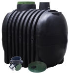 Zbiornik na deszczówkę 5000 L z filtrem i pokrywą deszczową dropWATER 5.0 5000 zbiornik na wodę deszczową 5000 l Marseplast