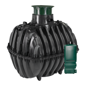 Oczyszczalnia biologiczna dla 6-7 osób dwukomorowa one2clean 7 GRAF z nadbudową standard