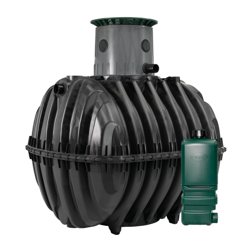 Oczyszczalnia biologiczna dla 6-7 osób dwukomorowa one2clean 7 GRAF z nadbudową MAX