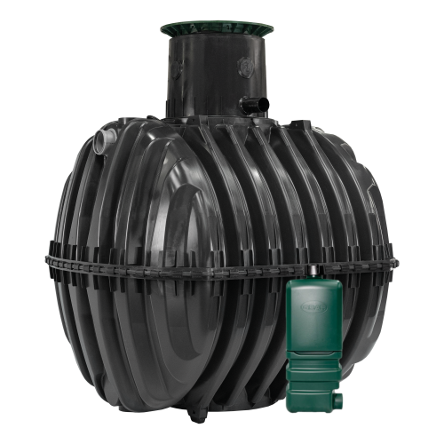 Oczyszczalnia biologiczna dla 8-9 osób dwukomorowa one2clean 9 GRAF z nadbudową MAX