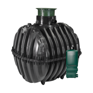 Oczyszczalnia biologiczna dla 8-9 osób dwukomorowa one2clean 9 GRAF z nadbudową standard