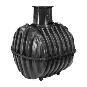 Zbiornik na deszczówkę 6500 L Carat GRAF z nadbudową MAX i pokrywą pod przejazdy zbiornik na wodę deszczową 6500 l