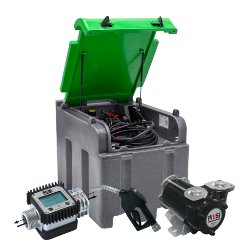 Zbiornik mobilny na paliwo 400 l FORTIS BOX DIESEL K24 nalewak automatyczny