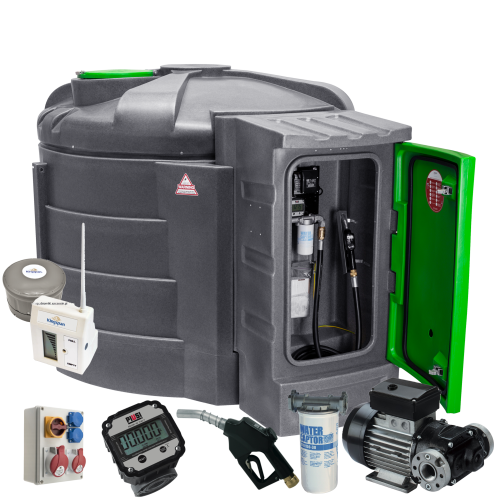 Zbiornik na paliwo 5000 l FORTIS FTK5000 pompa 110 l/min. licznik K600, Watchman Sonic Plus Advance zbiornik na olej napędowy 5000 l