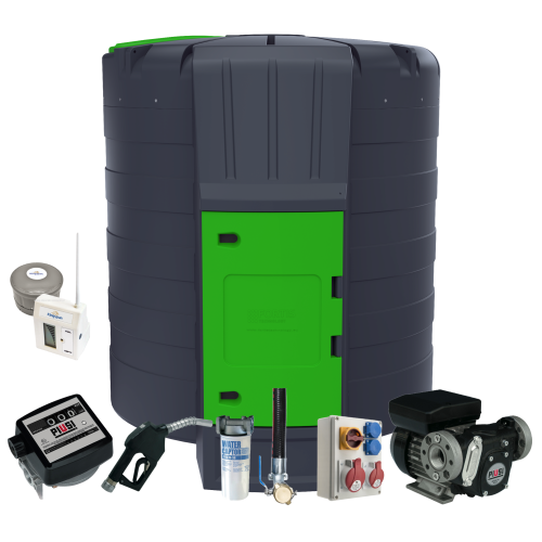 Zbiornik na paliwo 10000 l FORTIS FTK10000 pompa 79 l/min. licznik K33, Watchman, linia napełniająca zbiornik na olej napędowy 10000 l