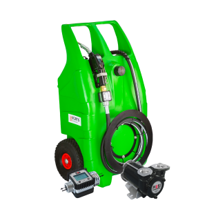 Zbiornik mobilny na paliwo 100 l FORTIS ŻÓŁW 100 DIESEL licznik K24, pompa 50 l/min. nalewak A60 mobilny zbiornik na olej napędowy 100 l