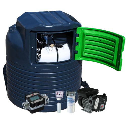 Zbiornik na paliwo 2500 l FORTIS ETK2500 pompa 56 l/min. licznik K24, nalewak A60,  zbiornik na olej napędowy 2500 l