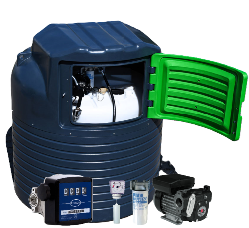 Zbiornik na paliwo 2500 l FORTIS ETK2500 pompa 56 l/min. licznik RENSON, nalewak A60,  zbiornik na olej napędowy 2500 l