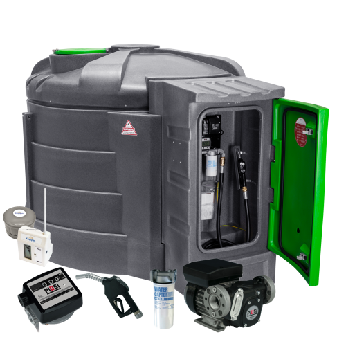 Zbiornik na paliwo 5000 l FORTIS FTK5000 pompa 79 l/min. licznik K33, Watchman Sonic Plus Advance zbiornik na olej napędowy 5000 l