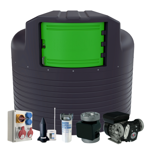 Zbiornik na paliwo 5000 l FORTIS ETK5000 pompa 79 l/min. pulser PIUSI K600, nalewak A60, Apollo Standard  zbiornik na olej napędowy 5000 l