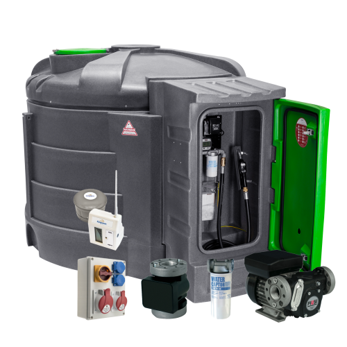 Zbiornik na paliwo 5000 l FORTIS FTK5000 pompa 79 l/min. pulser PIUSI K600, Watchman, gotowy do montażu terminala zbiornik na olej napędowy 5000 l