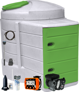 Zbiornik na paliwo 2500 l FORTIS X-TANK 2500 pompa 79 l/min. licznik Modiflow PRO, czujnik GOK, system Apollo Standard zbiornik na olej napędowy 2500 l