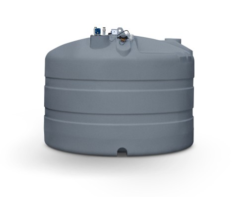 Zbiornik jednopłaszczowy na olej opałowy 5000 LSWIMER HEATING OIL TANK ELJP 5000  NA ZEWNĄTRZ