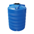 Zbiornik na deszczówkę i wodę pitną 1500 L V-1500 UHPLAST z atestem PZH - niebieski przód bez tła