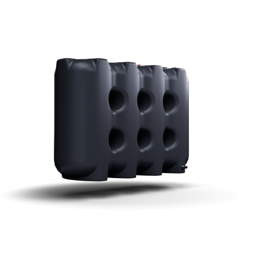 Zbiornik na deszczówkę 4000 l Kingspan AquaBank® SLIM  4000 l zbiornik na wodę deszczową 4000 l czarny