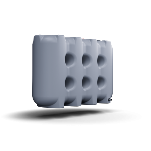 Zbiornik na deszczówkę 4000 l Kingspan AquaBank®  SLIM 4000 l zbiornik na wodę deszczową 4000 l  szary