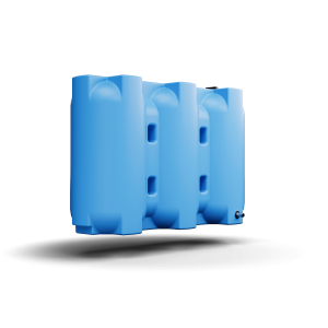 Zbiornik na deszczówkę 2200 l Kingspan AquaBank® SLIM  2200 l zbiornik na wodę deszczową 2200 l niebieski