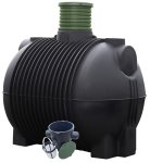 Zbiornik na deszczówkę 10000 l Jumbotank Marseplast zbiornik na wodę deszczową 10000 l